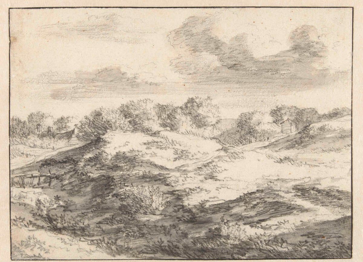 Dune Landscape, with a Cottage in the Distance