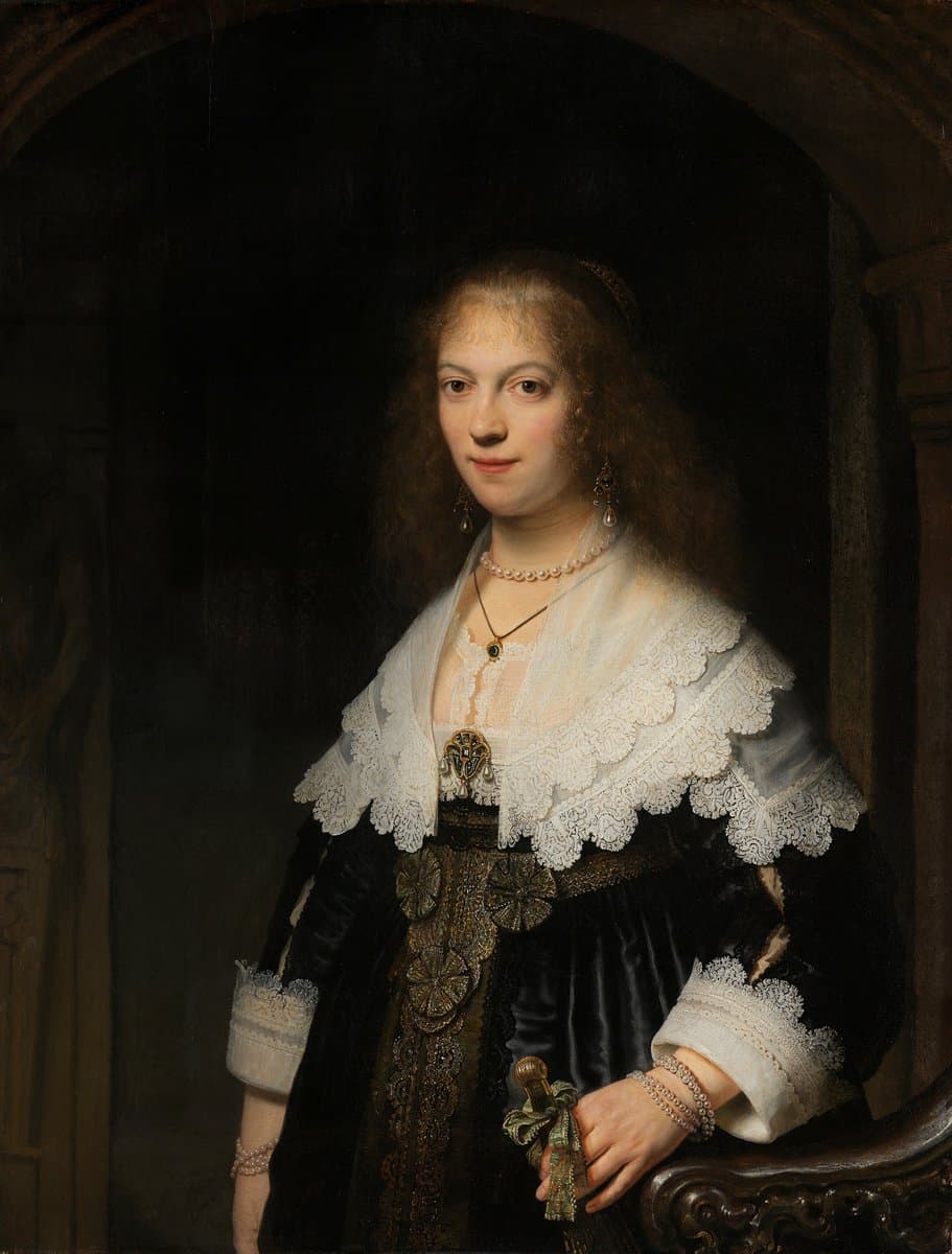 Portrait of a Woman, Probably Maria Trip (1619-1683)